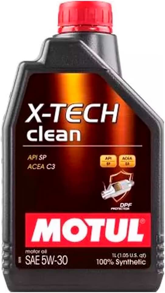 LUBRIFICANTE ÓLEO DE MOTOR - MOTUL - X-TECH CLEAN 5W-30 - SINTÉTICO - 1 LITRO