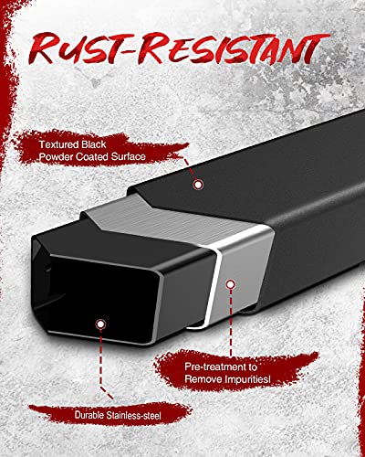 Kyx Running Boards For 2020-2023 Jeep Gladiator Jt 4 Doors, 5 Inches Side Steps Nerf Bars Fine Texture Black Step Rails Rock Slider #TOP5