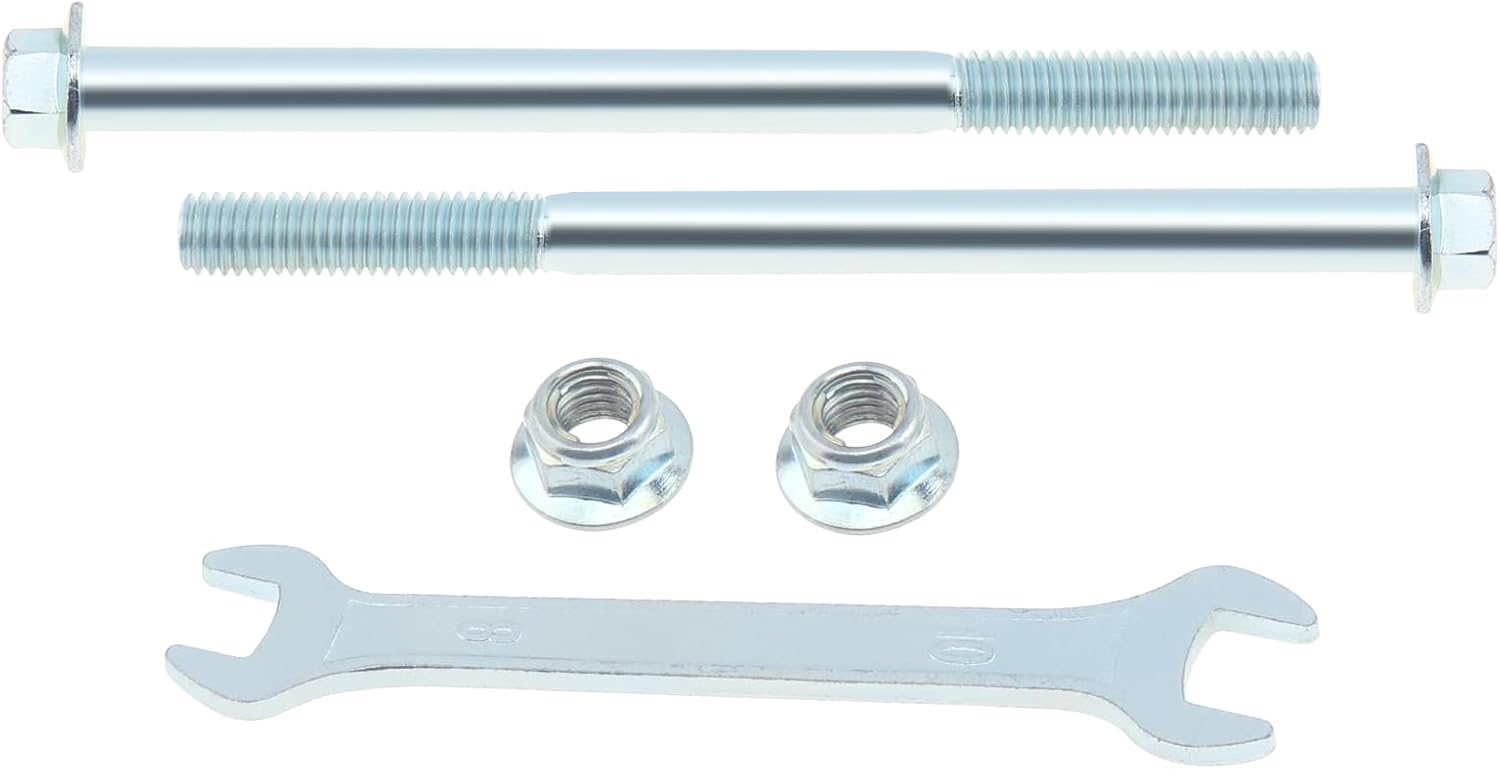 Windance 8mm x 115mm Engine Mounting Bolts Nuts M8 Engine Top Bottom Fixing Screws Spanner Wrench Kit Aftermarket Replacement Parts for 50cc 70cc 90cc 110cc 125cc 140cc ATV Dirt Quad Pit Bike