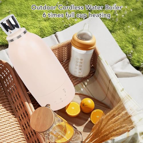 Hervidor eléctrico portátil Fockety 500ml acero inoxidable miniatura 3