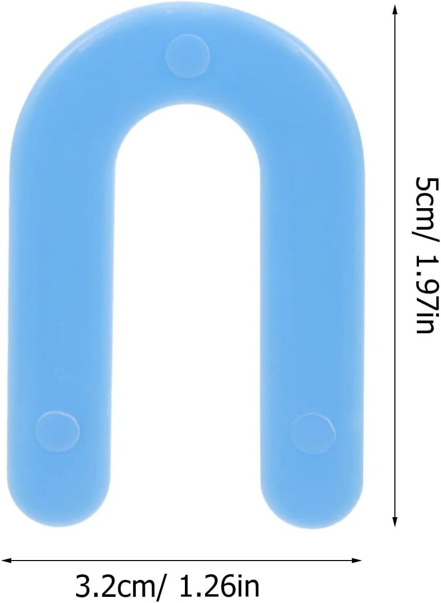 Tile Spacers 100/200/400pcs U Shape Tile Spacers 1/16 Inch Horseshoe Shims For Ceramic Floor Wall Pool Tiles Reusable(200pcs)