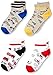 Stride Rite Little Boys Emergency Vehicles Quarter Socks-4 Pack, Multi Colored, 7-8.5