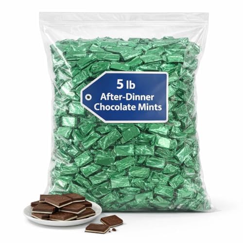 After-Dinner Chocolate Mint Candies Bulk 5 LB Pack, Rich Creamy Mint Chocolate Dessert Candy for Parties, Events, Candy Buffets, Offices, and Sharing 10041186000931 image 2