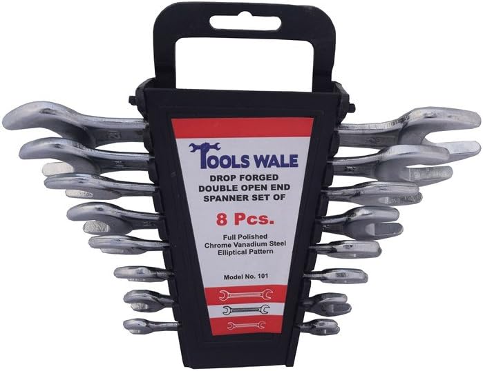 TOOLS WALE 8-Pieces Double Ended Doe Spanner Set