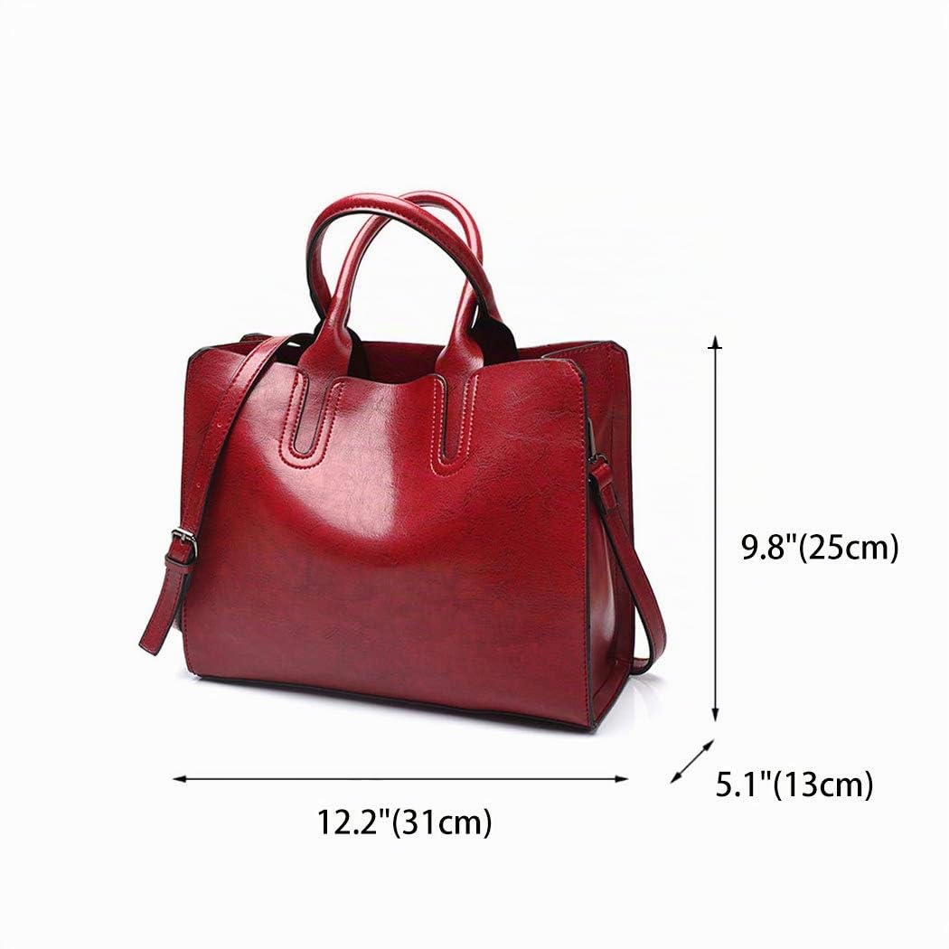 DEERWORD Mujer Bolsos Bandolera Casual Totes Marca Pequeña Mano Antirrobo Hombro Italianos PU Cuero 5502 1 piezas