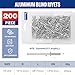 WORKPRO 500pcs Aluminum Blind Rivets & 1/8