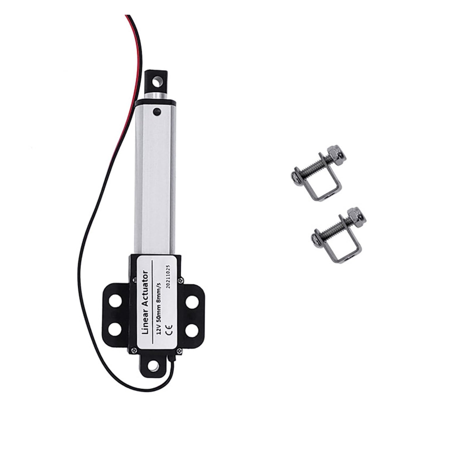 Actionneur linéaire électrique 12V 30mm moteur miniature 100N 8mm/s