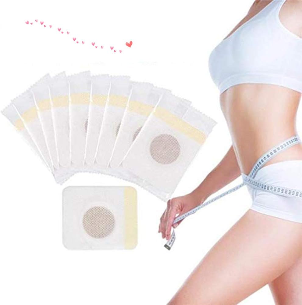 Skymountain Magnetic Slimming Patch Navel Stick Burning Fat Weight Loss Adhesive Sheet (2.95x2.95-inch) - 5 Pieces