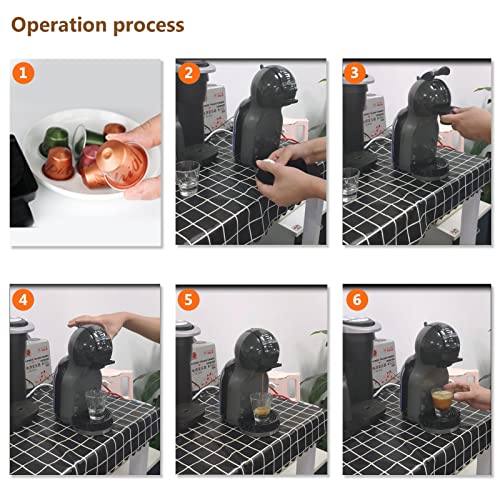 Adaptador de cápsulas Conversor de cápsulas de café Adaptador de cápsulas de café compatível com máq