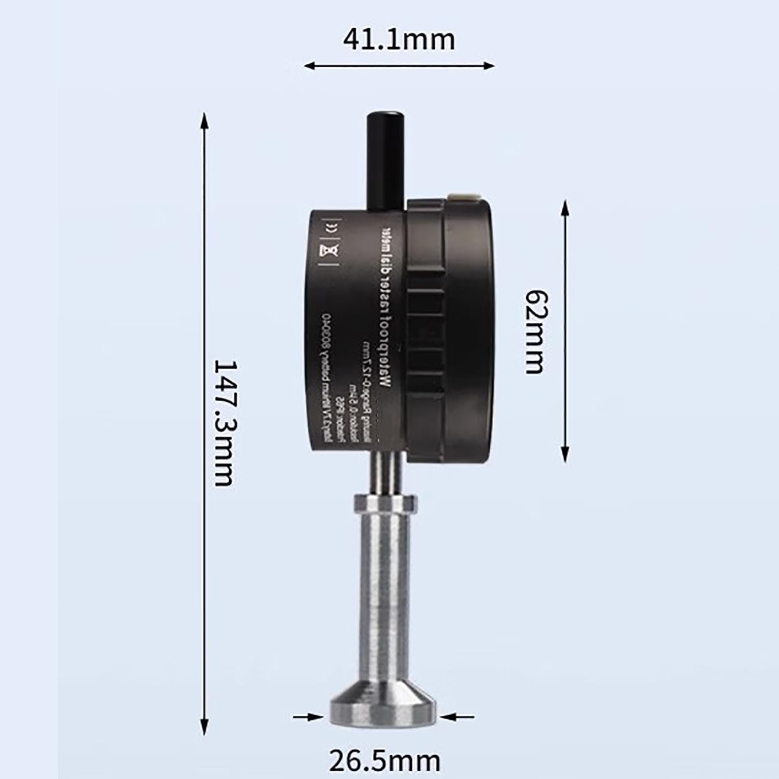 COYEUX 0–6,5 Mm Digitales Oberflächenrauheitsmessgerät, Mit LCD-Display, Messgenauigkeit ± 0,003 Mm, Metrisch Und Zoll Umwandelbar, Zum Sandstrahlen, Drucken