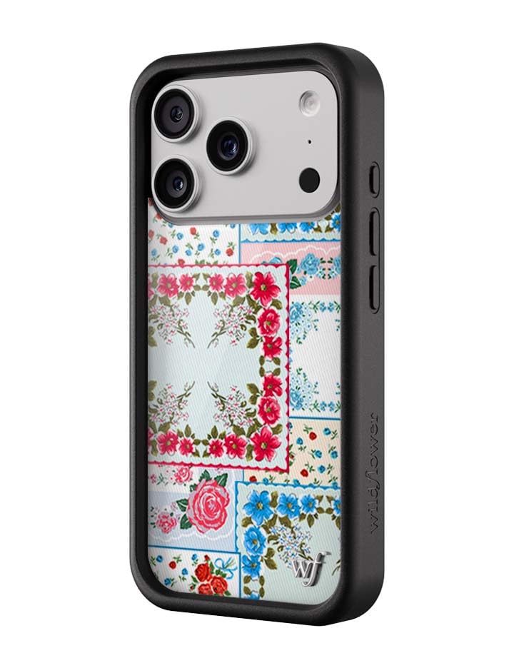 Image of Wildflower Cases - iPhone 17 Pro Compatible - Sweetheart Patchwork