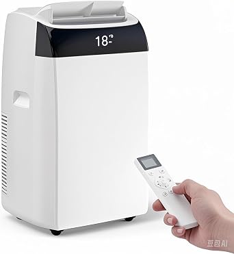 Portable Air Conditioner 12,000 BTU, for Room Up to 550 Sq. Ft., 3-In-1 AC Unit With LED Display, Dehumidifier & Fan, Installation Kit & Remote Control