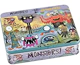 Mudpuppy Monsters 100 PC Puzzle Tin