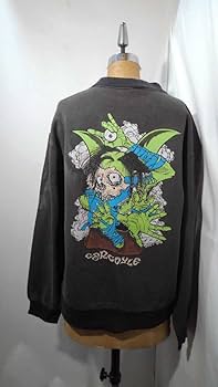 I*n様 zorlac ゾーラック　スウェット スタジャン　黒 XXL ビンテー zorlac ゾーラック スウェット スタジャン 黒 XXL ビンテージ ☆ZORLAC