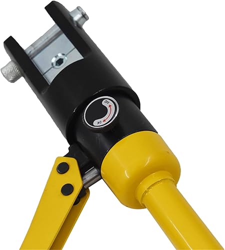 Miniatura 3 de Engarzadora de cable hidráulico de 16 toneladas de cable de batería, herramienta de prensado de terminales de terminal con 11 troqueles para cables