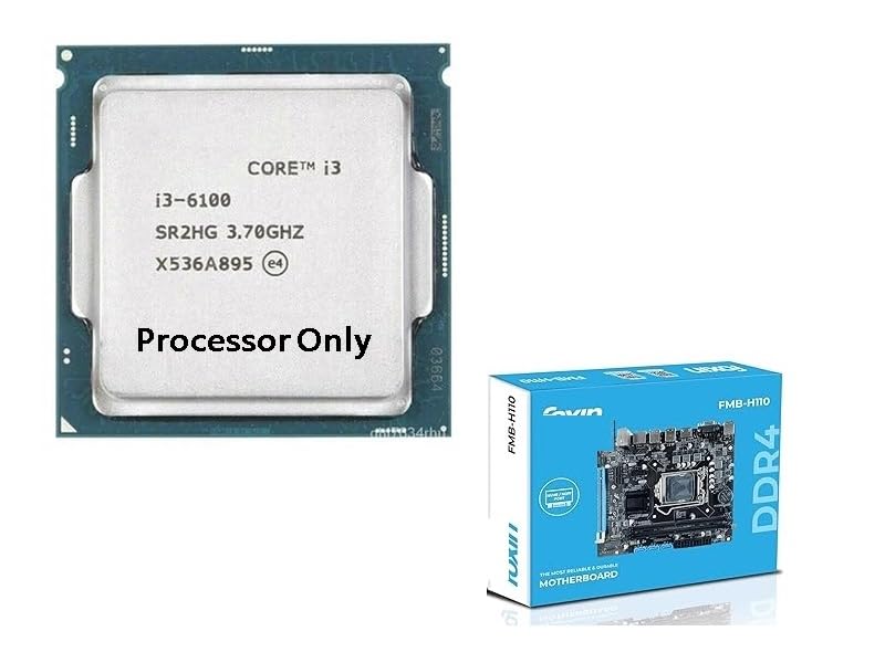 Core i3 6th Generation Processor i3-6100 3.70 Ghz LGA 1151 Socket Suitable for FXNH110 CHIPSET DDR4 Mother Board - - (Mother Board Not Included) (Processor Only + Cooling Paste)-image-49