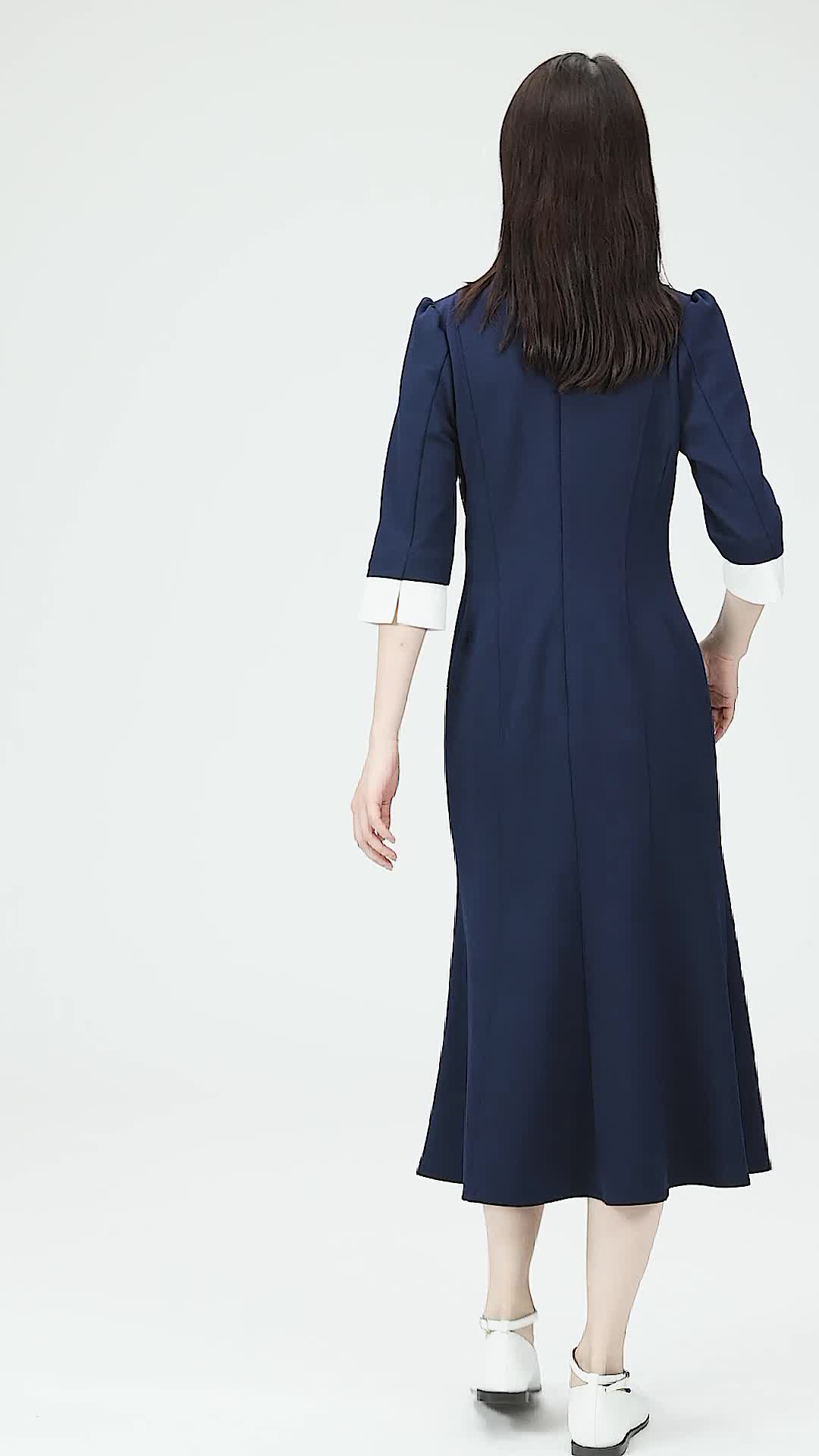 Amazon.co.jp: [セルフォード] エンブロイダリーカラーポンチワンピ―ス  