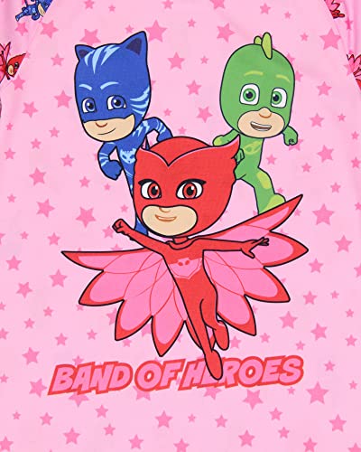 PJ Masks Toddler Girls' Gekko Catboy Owlette Characters Sleep Pajama Dress Nightgown4