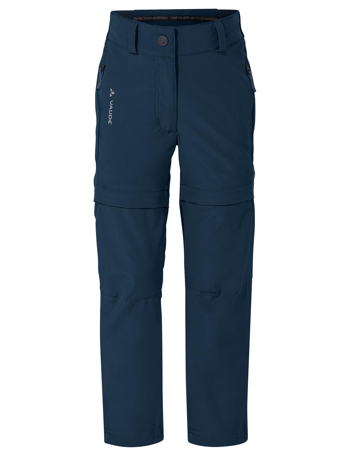 VAUDE Leichte Zip-Off-Wanderhose für Jungen und Mädchen, zur extra kurzen Shorts abzippbar, elastisches, schnelltrocknendes Material, UPF 50, Kinderhose