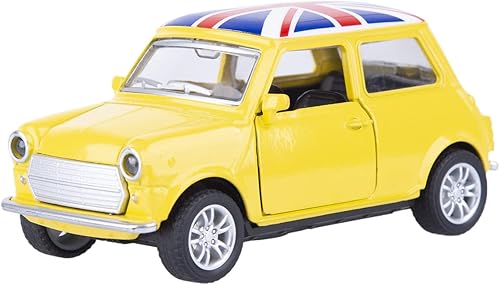 Miniatura 1 de Modelo de automóvil de aleación fundida a presión, vehículo de juguete retroceso 136 con puertas de apertura, juguetes clásicos vintage para niños y