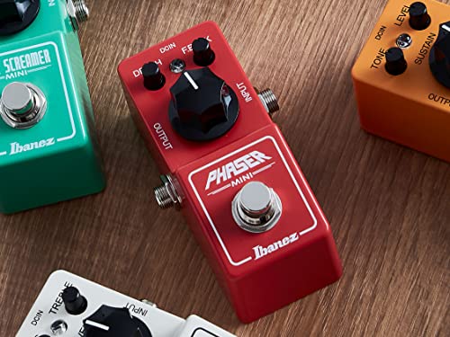 Ibanez PHMINI Pédale Phaser True Bypass Rouge - Les Beatles, Paul McCartney, John Lennon, RIngo Starr, George Harrison Ibanez PHMINI Pédale Phaser True Bypass Rouge – Image 8