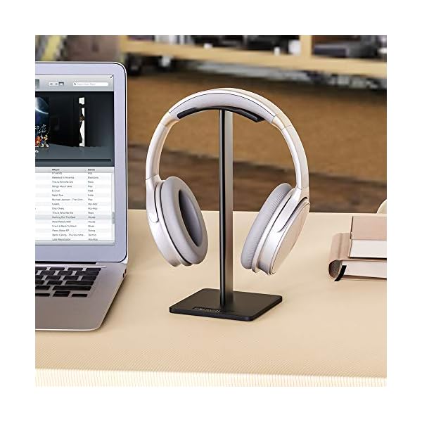 New Bee Headphone Stand Headset Stand Headphone Holder Universal Aluminum Gaming Headset Holder Earphone Display Earbuds Mount For All Headphones - Image 3