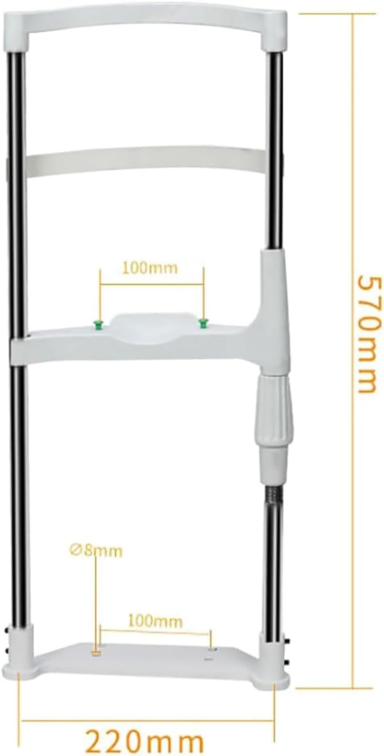 Supporto per mento, per sollevamento optometrico, con manopola di regolazione, regolabile da 0 a 95 mm, accessorio durevole antiruggine per negozi di ottica e centri di cura della vista