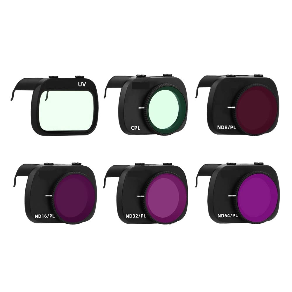 Części do dronów Zestaw filtrów obiektywu ND do DJI Mavic Mini/Mini 2 UV CPL ND4 ND8 ND16 ND32/PL filtr aparatu akcesoria do ochrony obiektywu(6 in 1)