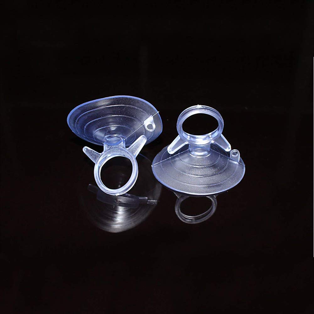 Confezione da 4 ventose per auto riutilizzabili in plastica con gancio a coda di rondine, per parasole auto, durata e attrazione