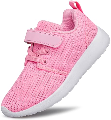 Image of TOEDNNQI Kids Shoes Toddler Boys Girls Lightweight Strap Sneakers