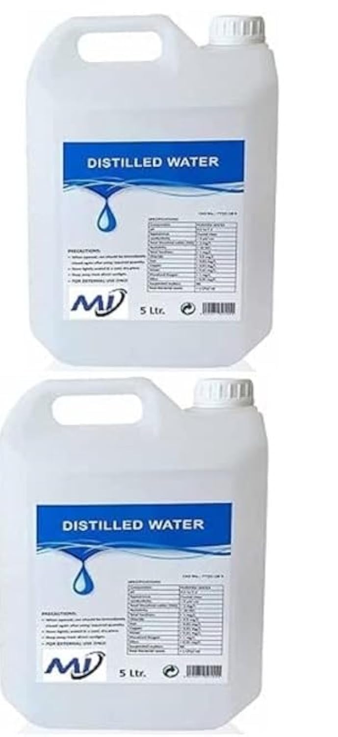Distilled Water 5 Liters bundle of 2