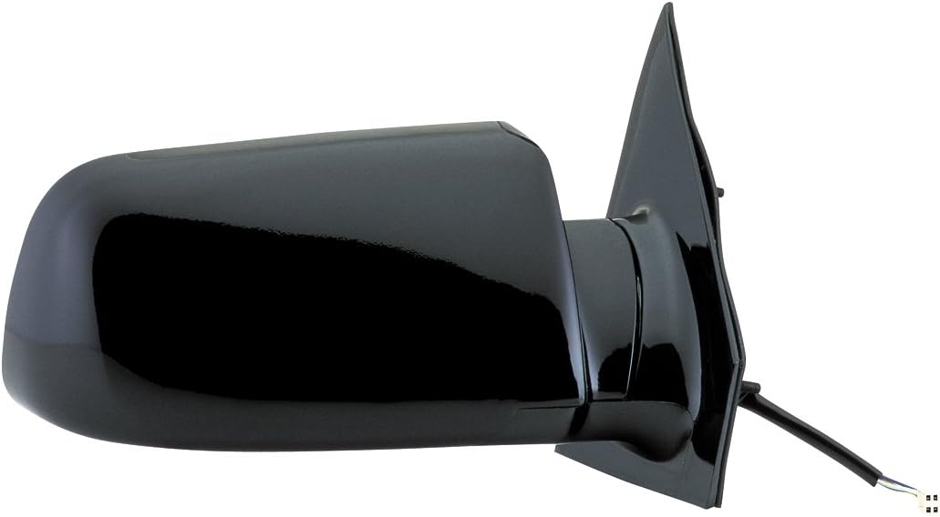 Driver Side Mirror for Chevy Astro Van, GMC Safari Van, Black, Foldaway, Power
