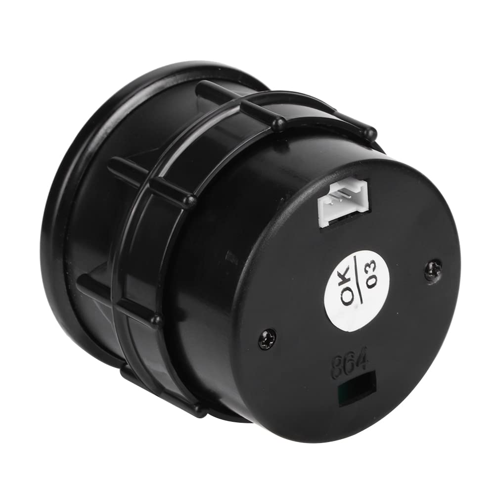 Tbest Wskaźnik Turbo Boost 52 Mm Uniwersalny Samochodowy Przyrząd Samochodowy z Wyświetlaczem LED, Miernik Wysokiego Ciśnienia do Monitorowania Wydajności Silnika, Kompatybilny z większością Pojazdów
