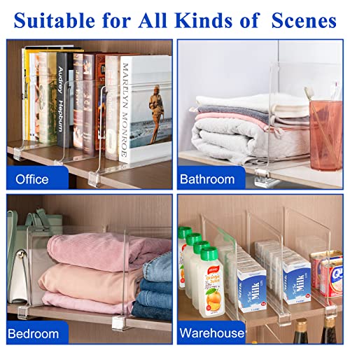 HONSREO-Shelf-Dividers-for-Closet-Organization-6-Pack-Acrylic-Shelf-Divider-for-Clothes-Purses-Clear-Plastic-Separators-for-Wood-Shelves-Cabinets-Bedroom-Kitchen-Office