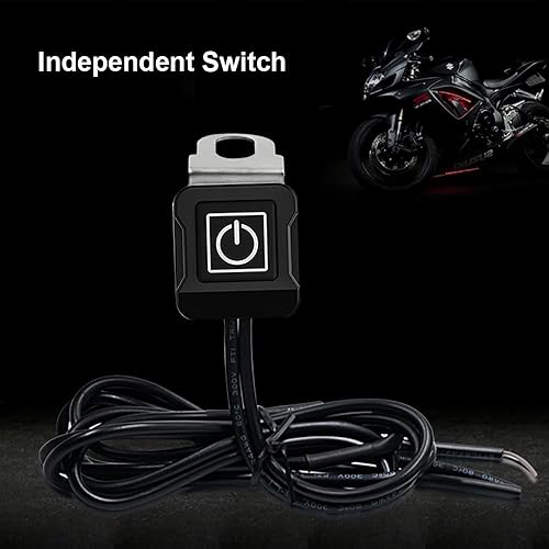Miniatura 8 de Riloer Impermeable 12V motocicleta QC3.0 Dual USB cargador puertos adaptador de corriente con voltímetro digital para teléfonos inteligentes, Negro