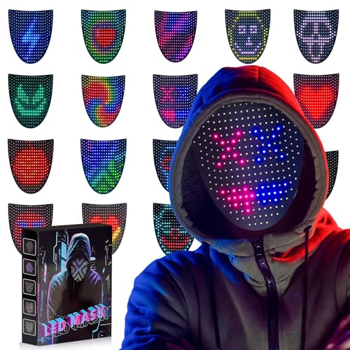 [YAYAMIYA] LED���C�g�A�b�v�}�X�N �W�F�X�`���[�Z���T�[�t�� ���C�g�A�b�v�� �ό` �f�W�^�� ����n���E�B���}�X�N �t�F�X�e�B�o���R�X�`���[�� �N���X�}�X �a���� �R�X�v�� �p�[�e�B�[ ? [���s�A���i]