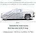 TONBUX Truck Cover 6 Layers - Waterproof All Weather Car Covers with Cotton Protection for Auto Vehicle Indoor Outdoor for Pickup Truck Fits up to 246''