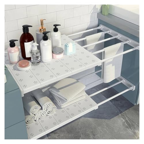 Wardrobe divider ajustable que soluciona la falta de espacio en los estantes 5