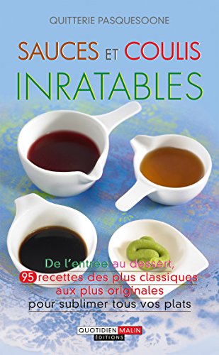 Livres Couvertures de Sauces et coulis inratables