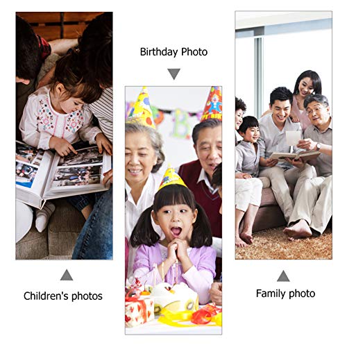 Álbum de fotos de bebê com 100 bolsos, álbum de memória infantil, fotos de colecionador, lembrança,