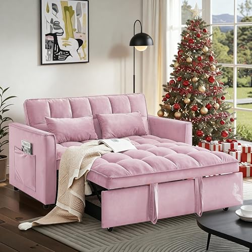 Trygoal Convertible Sofa Bed, 3 in 1 Pull Out Couch...