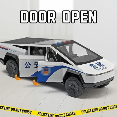 Image of WORSHIPER Model Car Zinc Alloy Pull Back Toy Diecast Toy Cars with Openable Doors, Sound and Light for Kids Boy Girl Gift