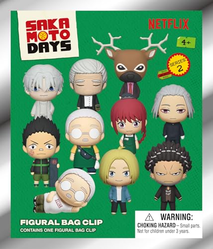 Sakamoto Days Series 2 5 Collectible Bag Clip Blind Bag (ONE Random Figure) Anime Character Keychain/Backpack Accessory | Official Licensed Merchandise