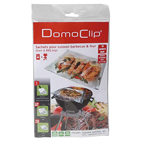 Garbeutel für Grill 10 Stück Bratbeutel Dampfgarer Bratschlauch Grillbeutel (Dampfbeutel,...