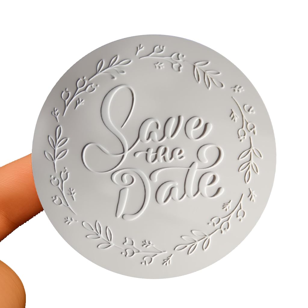 Lot De 60 Autocollants Cire Vintage Blanc 33mm - Parfaits Pour Invitations Mariage, Anniversaire Et Cadeaux