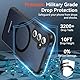 OWKEY Magnetisch Hülle für Samsung Galaxy A54 5G,Durchscheinend Matt Schutzhülle für MagSafe mit Schutz Glas,Dünn Anti-Fingerabdruck Schutzhülle für Samsung A54 5G(Schwarz)