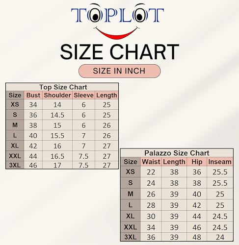 Image of TOPLOT Women's Co-ord Set | Stylish Matching Top & Bottom Set | Notch Neckline with Button Detail | Loose-Fit, Short-Sleeve Top with a Relaxed Silhouette |Ideal for Casual (5250)