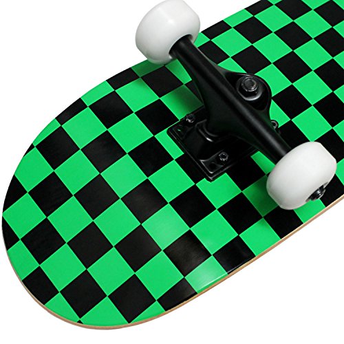 Krown Kpc Intro Skateboard, Green/Black, 7.75" #TOP3