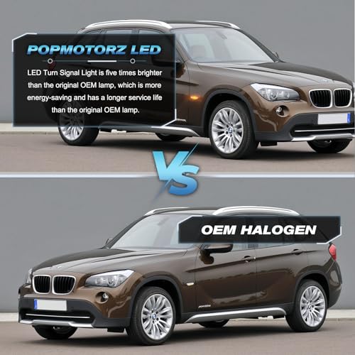 Intermitentes LED BMW E87 E46 E90 E60 X3 luces laterales pilotos Canbus SMD 2 unidades 5