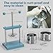 SQUEEZE master Cheese Tincture Herb Fruit Wine Manual Press -0.53Gallon/ 2 Litre-Power Ball Handle-Stainless Steel & Iron for Juice, Cider,Wine,Olive Oil-Blue